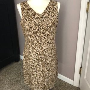 Cheetah print dress